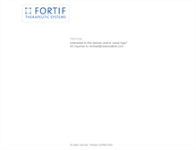 Tablet Screenshot of fortif.com